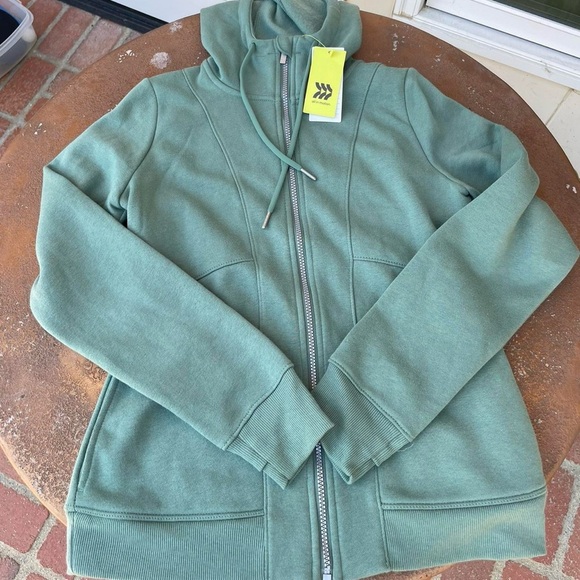 NWT target all in motion Mint green full zip hoodie sz s - Picture 4 of 5